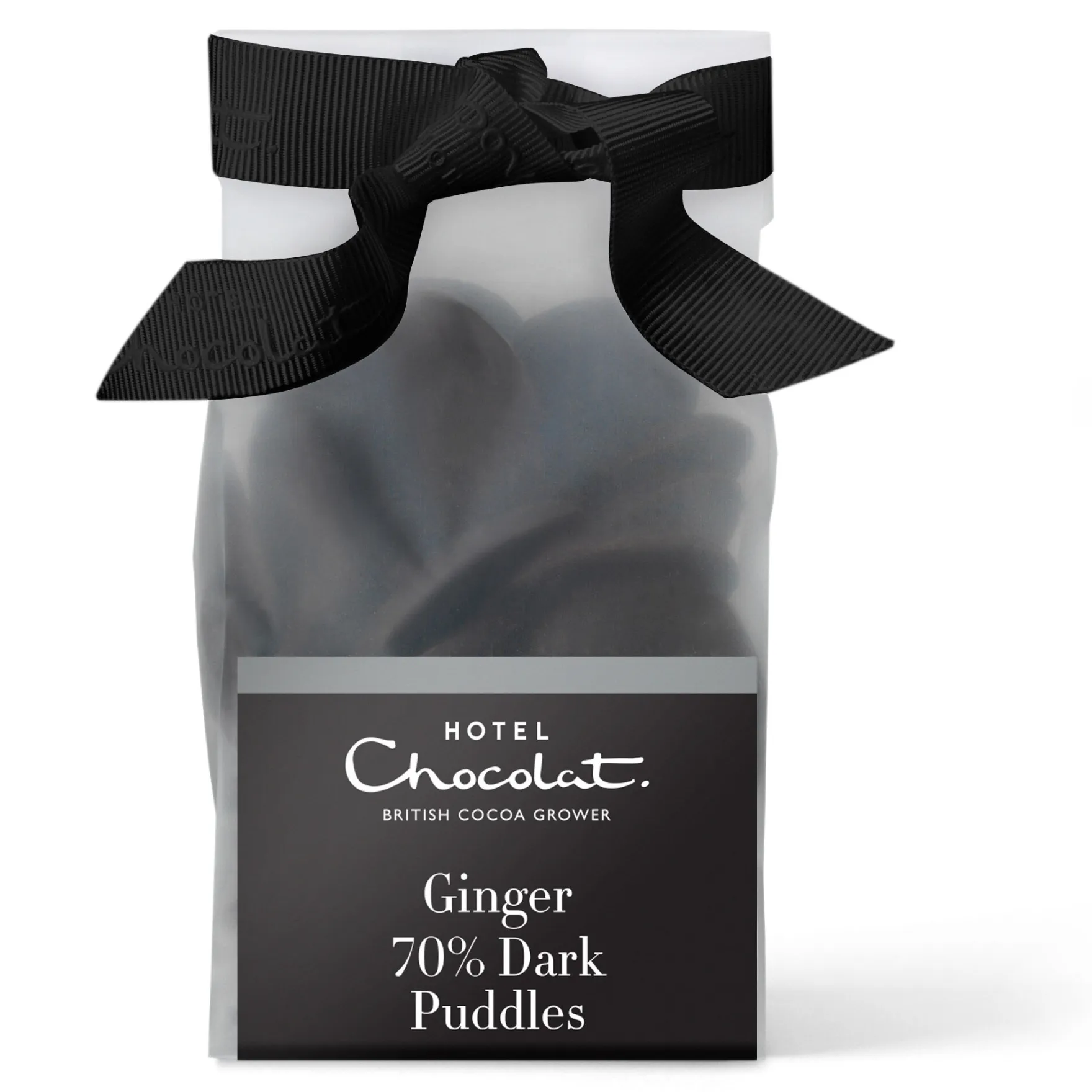 Dark Chocolate Puddles with Ginger<Hotel Chocolat Hot