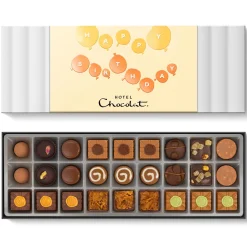 Exquisitely Nutty Sleekster with Birthday Balloons Sleeve<Hotel Chocolat New