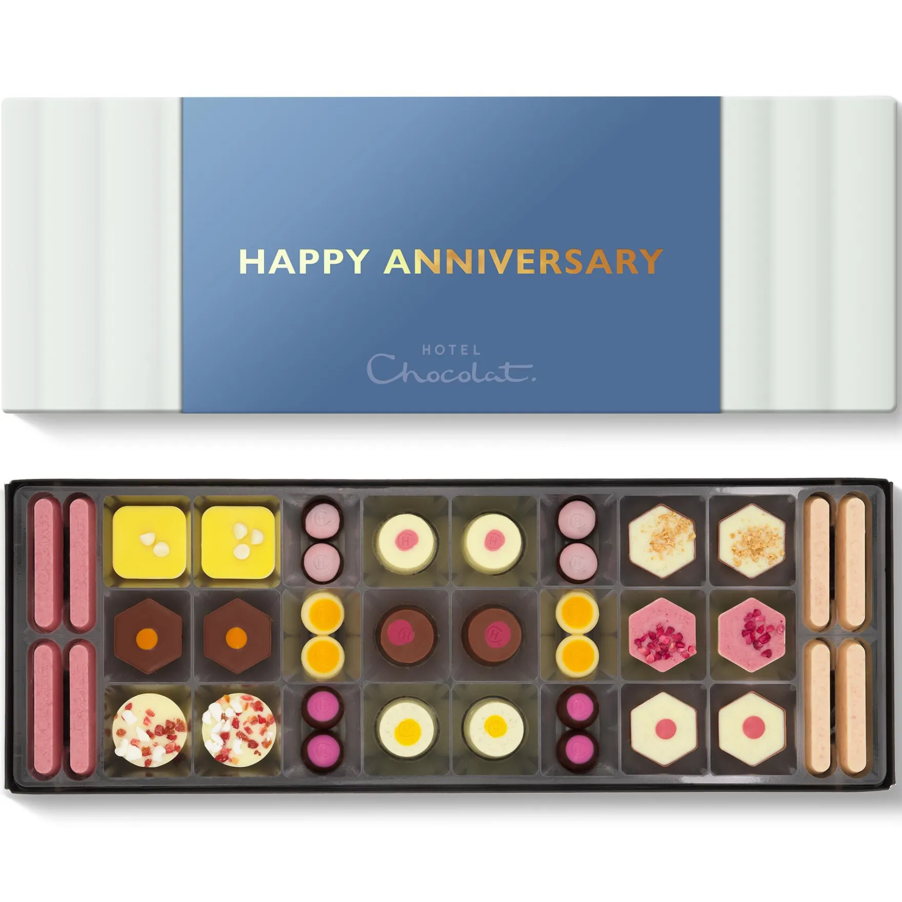Exuberantly Fruity Sleekster with Happy Anniversary Sleeve<Hotel Chocolat Discount